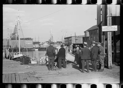 Waterfront, Gloucester, Massachusetts, 1937