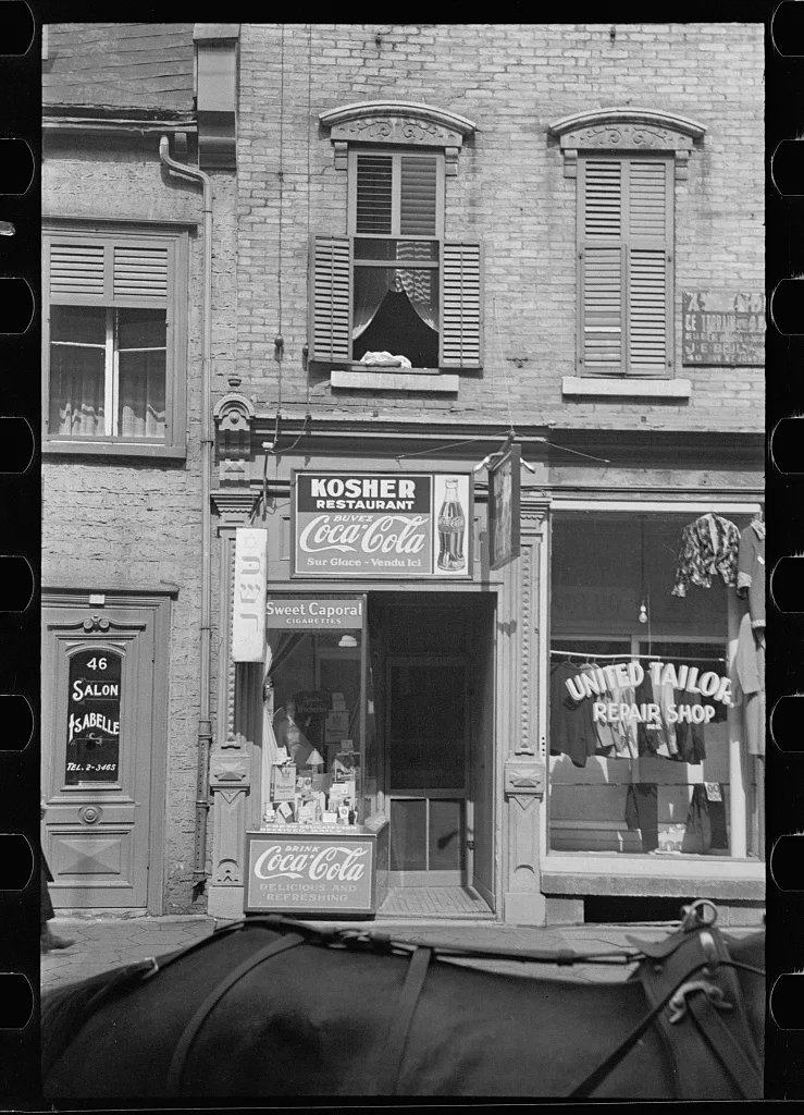 Store, Québec, Canada, Quebec (Province), 1937