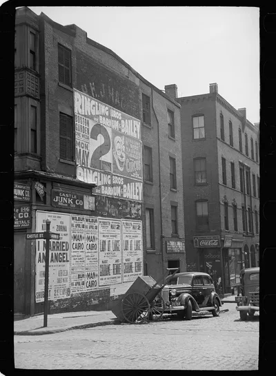 Street in Boston, Massachusetts, 1938
