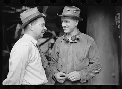 Steelworkers, Pittsburgh, Pennsylvania, 1938
