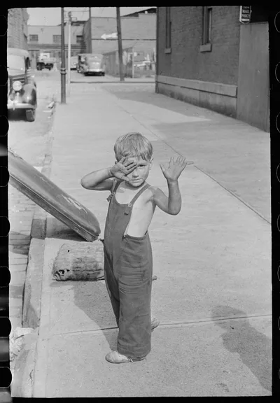 Steelworker's son, Pittsburgh, Pennsylvania, 1938
