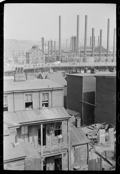 Slums, Pittsburgh, Pennsylvania, 1938