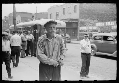A veteran steelworker, Aliquippa, Pennsylvania, 1938