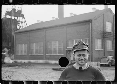 Untitled negative showing photographer Arhur Rothstein, possibly…, Illinois, 1939