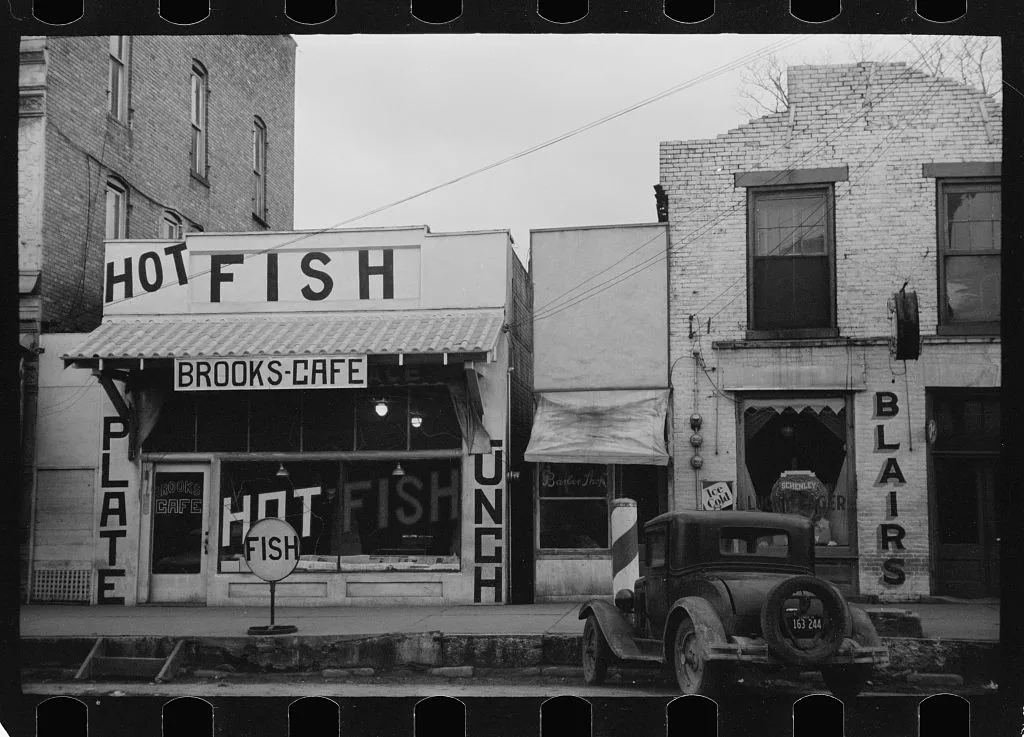 Restaurant, Shawneetown, Illinois, 1939
