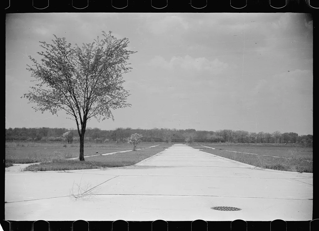 Abandoned real estate development. Chicago, Illinois, 1939