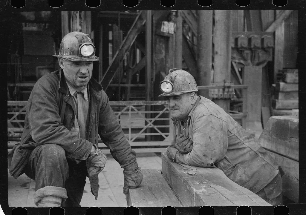 Copper miners, Butte, Montana, 1939