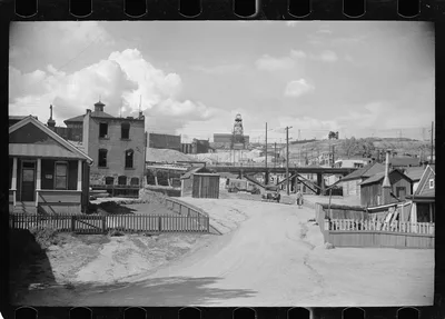 Street in Butte, Montana, 1939