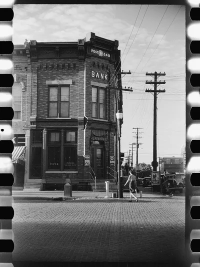 Bank, Grundy Center, Iowa, 1939