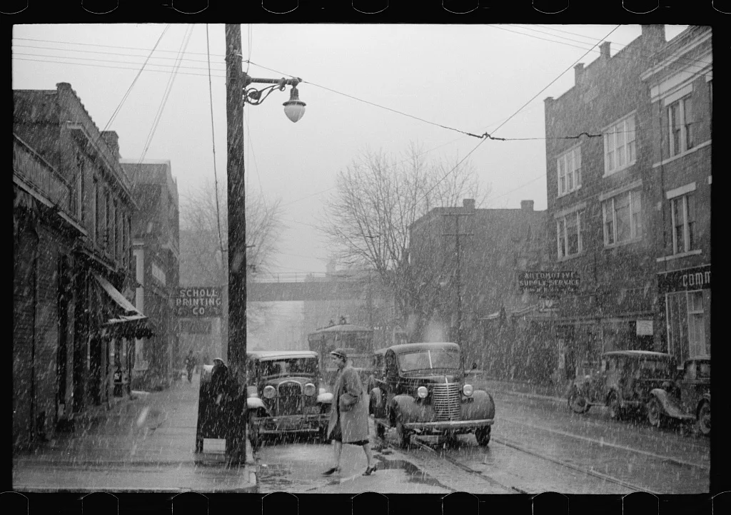 Snowstorm, Parkersburg, West Virginia, 1940