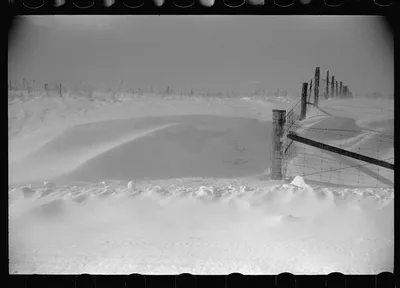 Snowdrifts, Ross County, Ohio, 1940