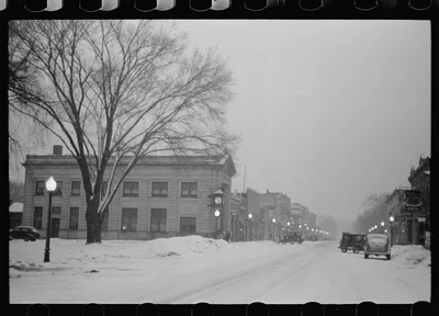 Snowstorm, Marengo, Iowa, 1940