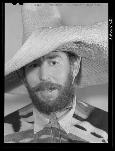 Brownsville, Texas. Charro Days fiesta. Bandidos, 1942