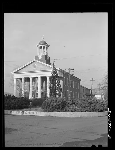 County courthouse. McConnellsburg, Pennsylvania, 1941