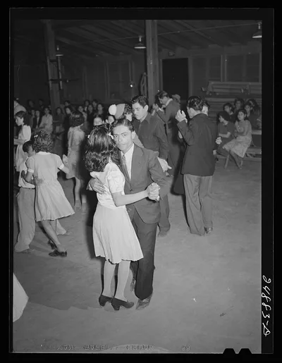 Saturday night dance. Community center. Robstown camp, Texas, 1942