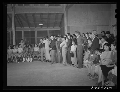 Stag line at Saturday night dance. Robstown FSA (Farm Security…, Texas, 1942