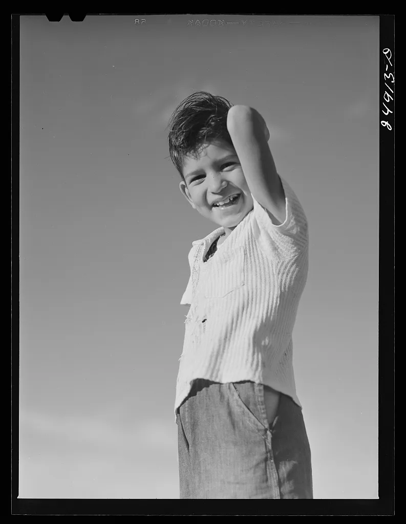 [Untitled photo, possibly related to: Migratory worker's child.…, Texas, 1942