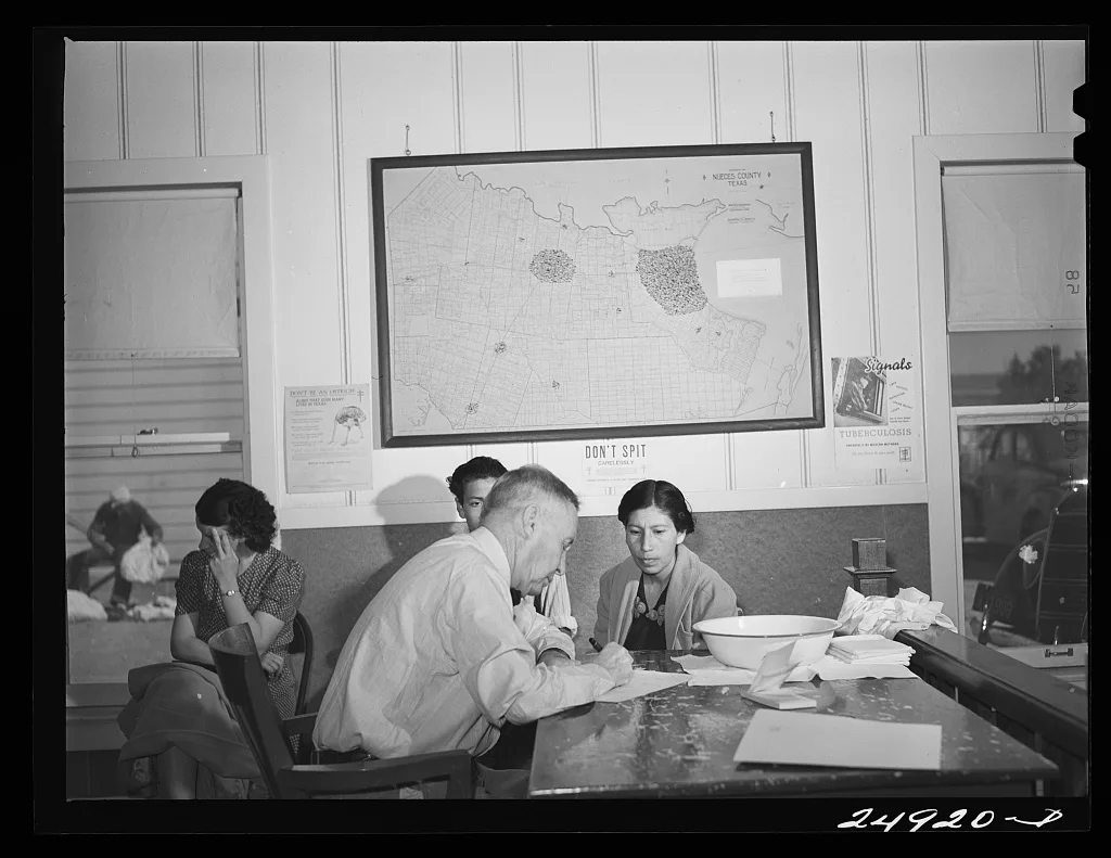 Corpus Christi, Texas. Privately supported tuberculosis clinic…, 1942