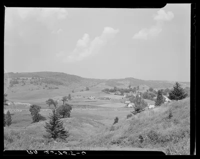 Photograph from Vermont: Farmland. Lamoille County, Vermont