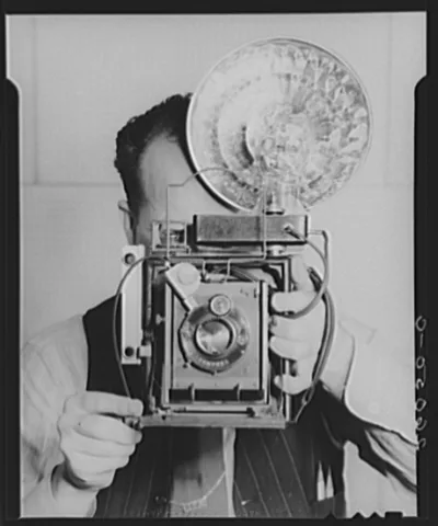 Photograph from 1937: Photography in information work. United States…