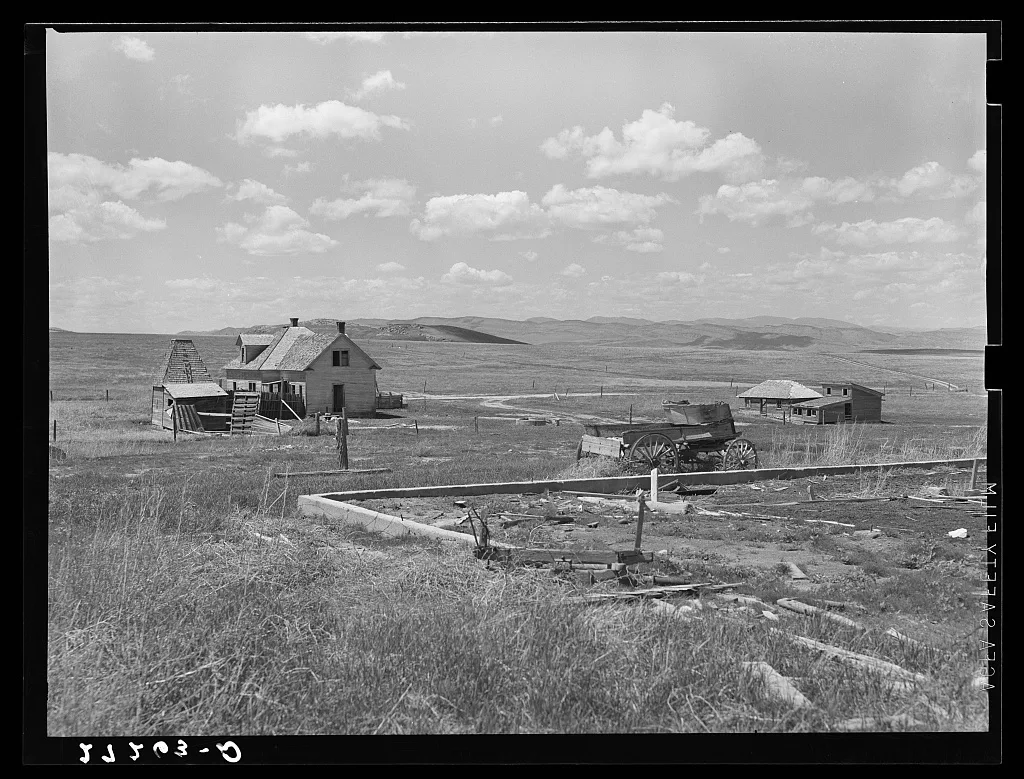 Abandoned farm. Madison County, Montana, 1939