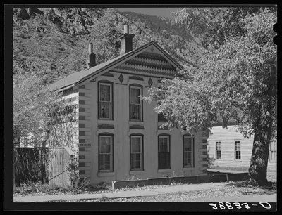 House in old mining town. Georgetown, Colorado, 1939