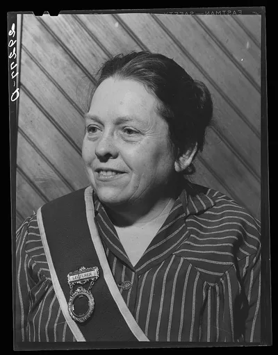 Lecturer. Grange meeting. Fairfax County, Virginia, 1940