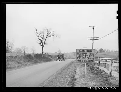 Highway U.S. 50. Frederick County, Virginia, 1940
