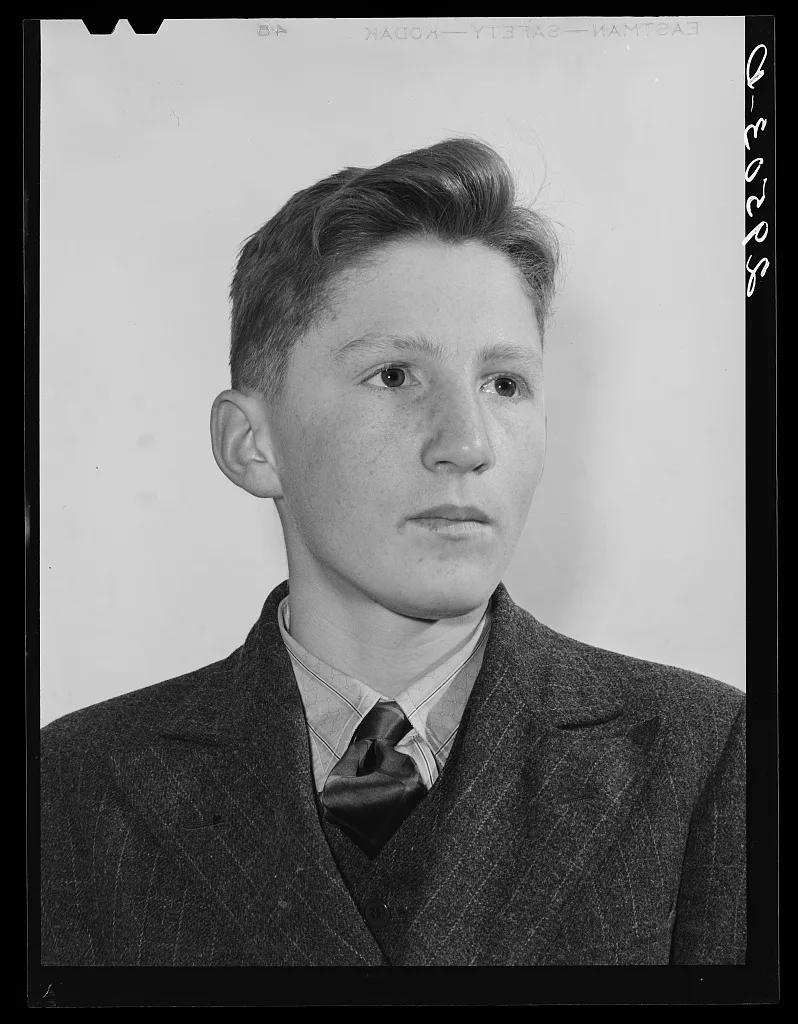 4-H Club boy. Marshalltown, Iowa, 1940