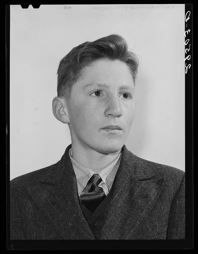 4-H Club boy. Marshalltown, Iowa, 1940