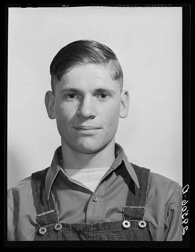 4-H Club boy. Marshalltown, Iowa, 1940