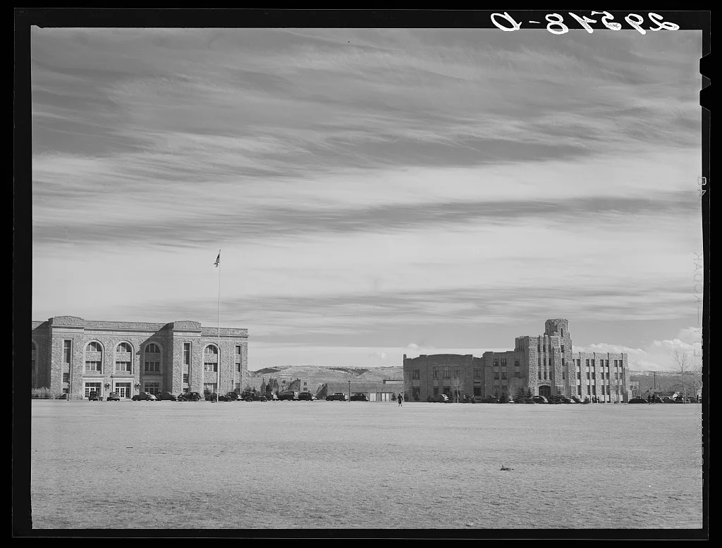 [Untitled photo, possibly related to: Wyoming University. Laramie,…, 1940