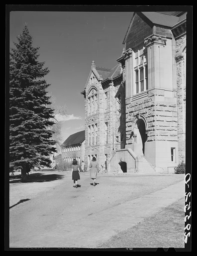 [Untitled photo, possibly related to: Wyoming University. Laramie,…, 1940