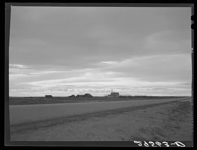 [Untitled photo, possibly related to: Sunset near Imperial, Nebraska], 1940