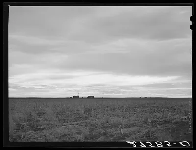 [Untitled photo, possibly related to: Sunset near Imperial, Nebraska], 1940
