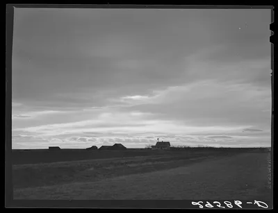 Sunset near Imperial, Nebraska, 1940
