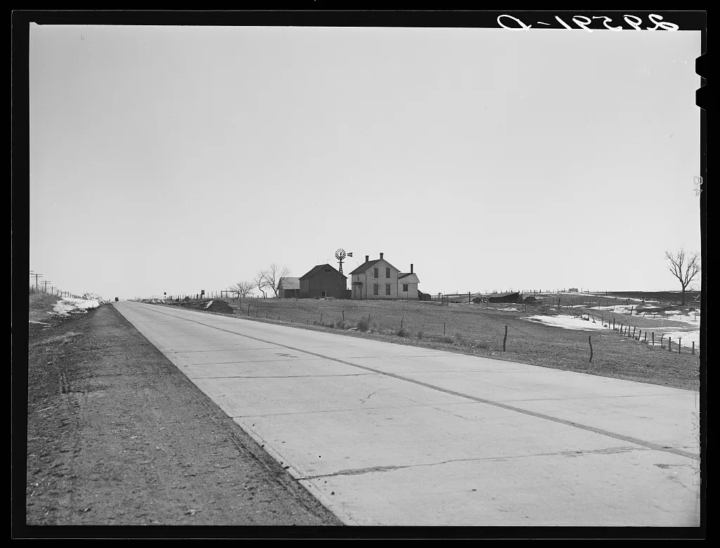 Highway U.S. 6. Hitchcock County, Nebraska, 1940