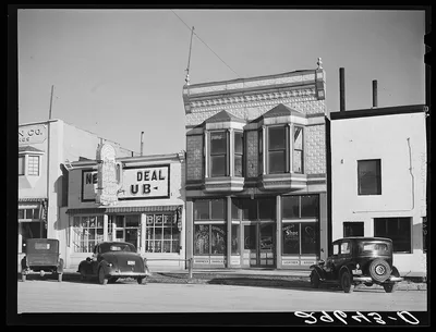 Stores on main street. Elko, Nevada, 1940