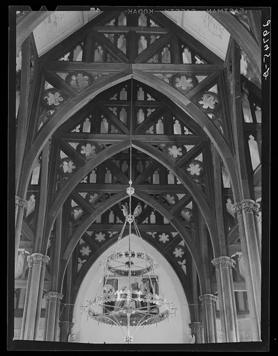 [Untitled photo, possibly related to: Interior. Church of Saint…, Nevada, 1940