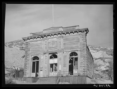 Miners' union hall. Silver City [i.e. Gold Hill], Nevada, 1940