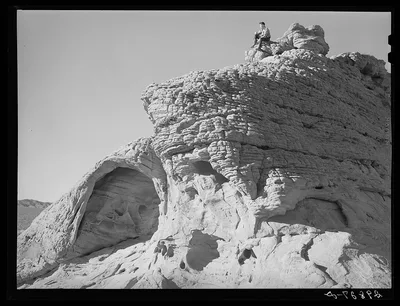 Rock formation. Valley of Fire. Clark County, Nevada, 1940