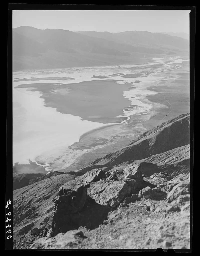 Dantes View. Death Valley, California, 1940