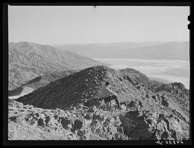 [Untitled photo, possibly related to: Dantes View. Death Valley,…, California, 1940