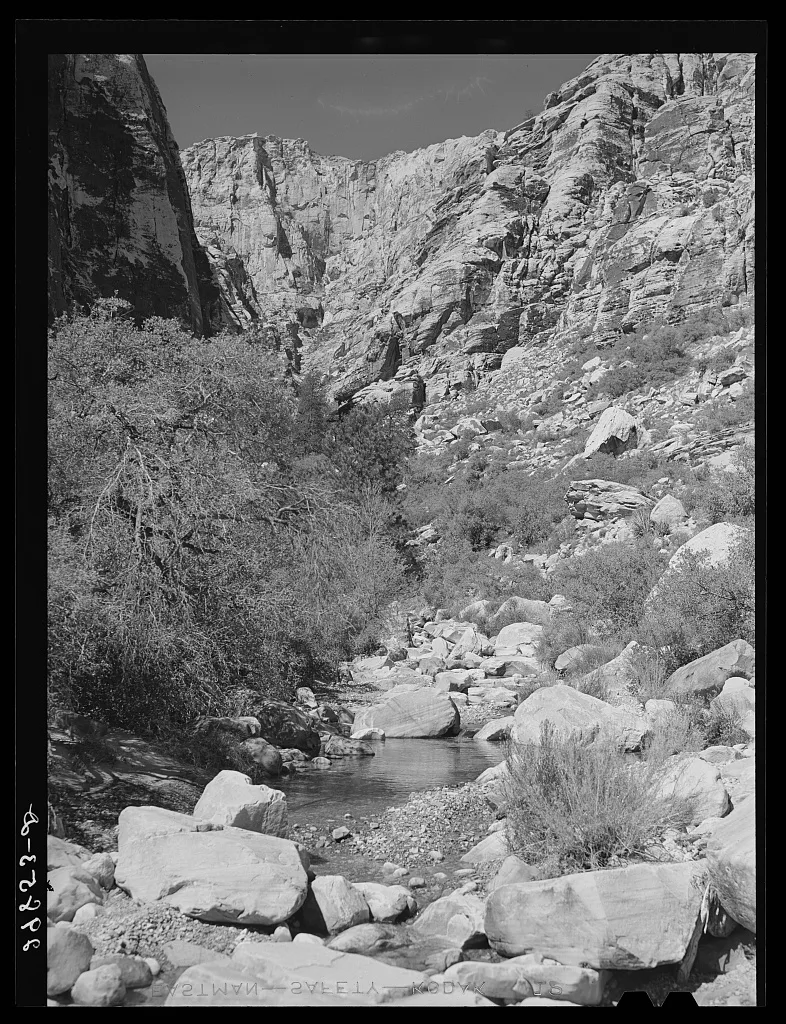 Pine Creek Canyon. Clark County, Nevada, 1940
