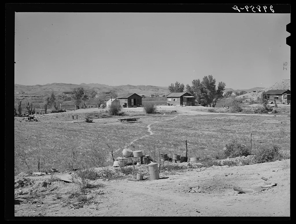 Indian homes. Moapa Reservation, Nevada, 1940