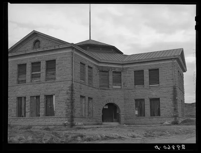 Abandoned school. Goldfield, Nevada, 1940