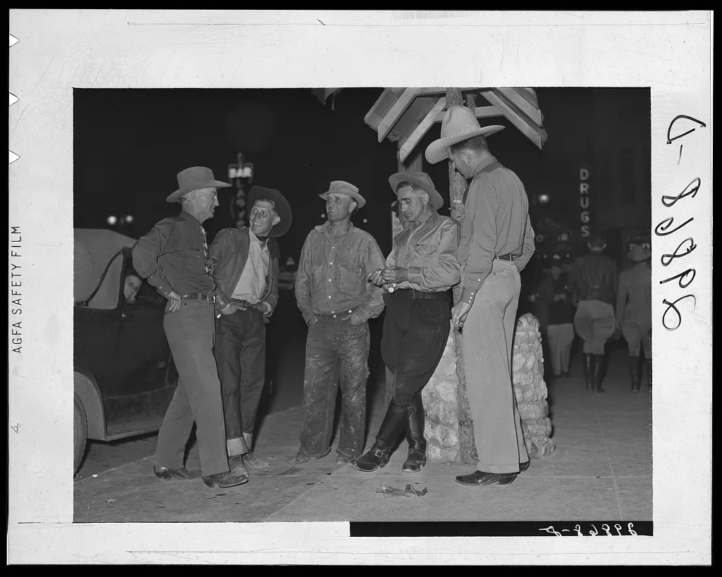 Main street corner. Las Vegas, Nevada, 1940