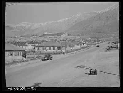 Ore from Ruth copper pit is refined at mill in McGill, Nevada, 1940