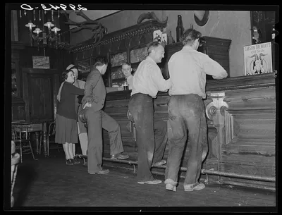 Bar in Carson Brewery. Carson City, Nevada, 1940