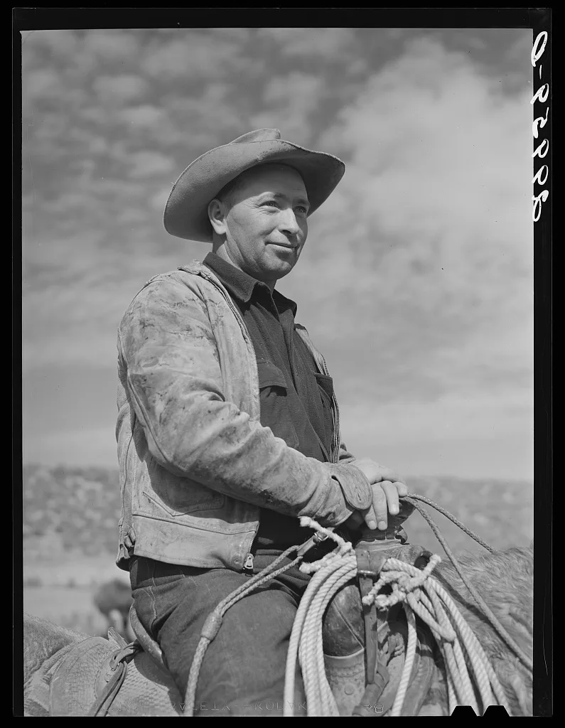 Cowhand. Elko County, Nevada, 1940